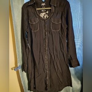 Roar 47 By Wrangler Button Down Shirt Dress